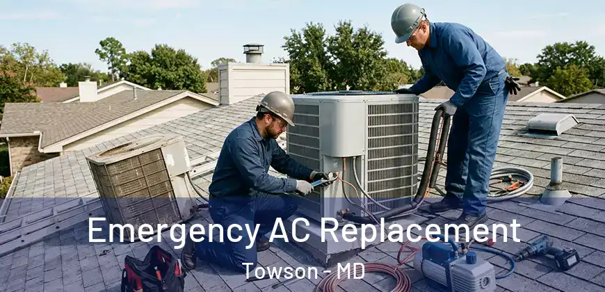 Emergency AC Replacement Towson - MD