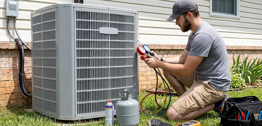 Emergency Air Conditioning Retrofit in Towson