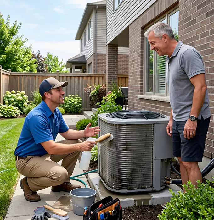 Why Towson, MD Homeowners Choose Towson HVAC Pro for Outdoor AC Unit Cleaning?