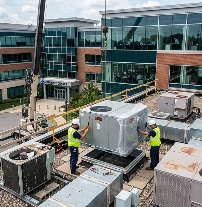 Why Towson Businesses Choose Towson HVAC Pro for Commercial AC Replacement?