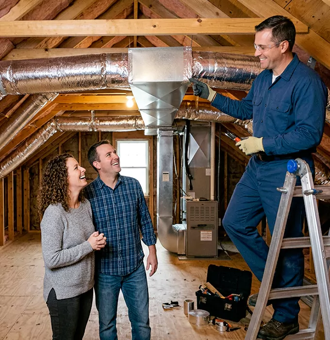 Why Towson, MD Homeowners Choose Towson HVAC Pro for HVAC Duct Installation?